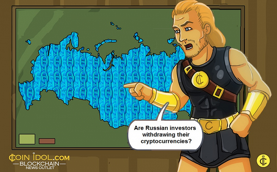 Are Russian investors withdrawing their cryptocurrencies?