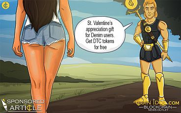 ICO with love: St. Valentine’s appreciation gift for Denim users. Get DTC tokens for FREE