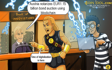 Austria Notarizes EUR1.15 Billion Bond Auction Using Blockchain Tech, Time of Digitalisation is Here 