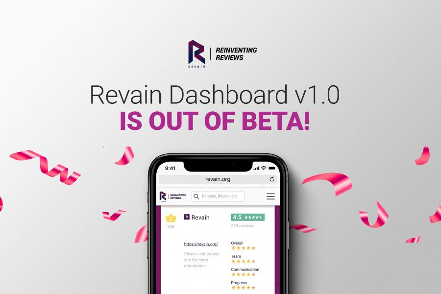 Revain Releases a Full-Scale Version 1.0 of the Revain Platform