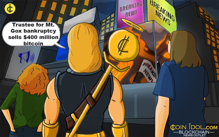 Trustee for Mt. Gox Bankruptcy Sells $400 Million Bitcoin to Reimburse Creditors