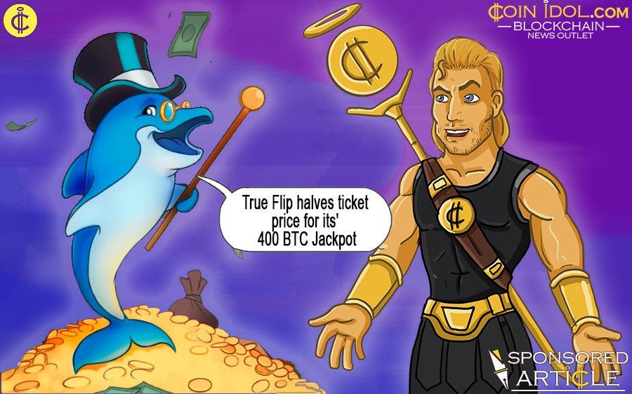 True Flip Halves Ticket Price For Its' 400 BTC Jackpot 8dcbc2cb7b950e7378670f16194476bc