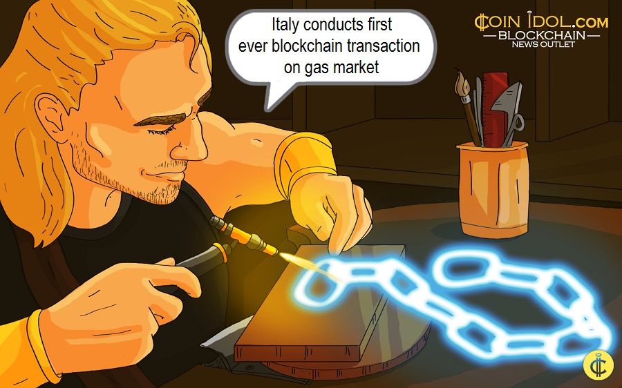 Italy conducts first ever blockchain transaction on gas market