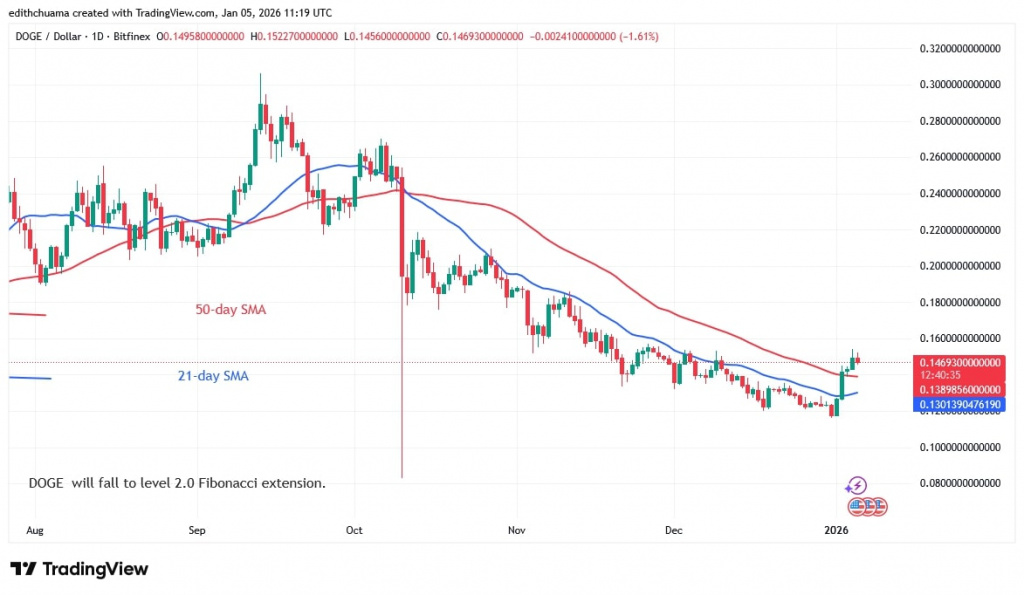 DOGEUSD_(Daily Chart) Jan.05, 2026