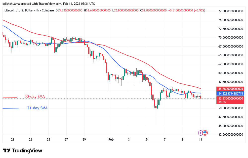 LTCUSD_(4-hour Chart) - FEB.10, 2026