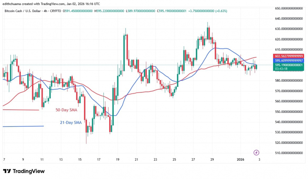 BCHUSD_(4-hour Chart) - Jan.02, 2025 BCHUSD_(4-hour Chart) - Jan.02, 2025
