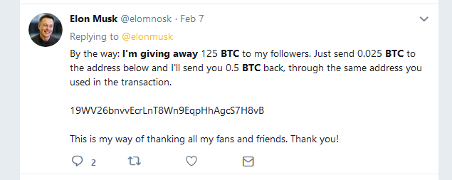 Scam Twitter, Elon Musk