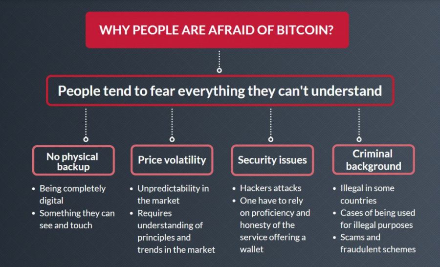 Reasons people are afraid of bitcoin