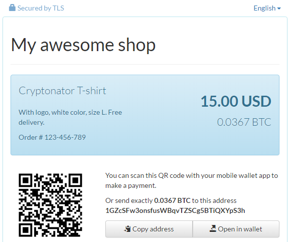 cryptonator checkout 