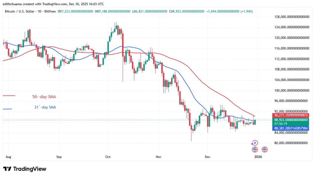 BTCUSD_(Daily Chart) - DEC.30, 2025