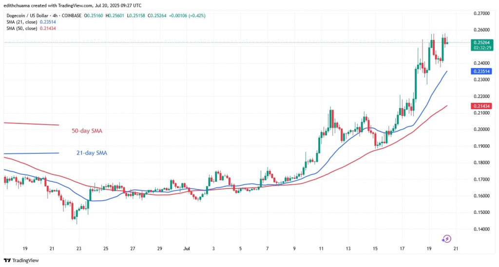 DOGEUSD_(4-hour Chart)-July 20, 2025