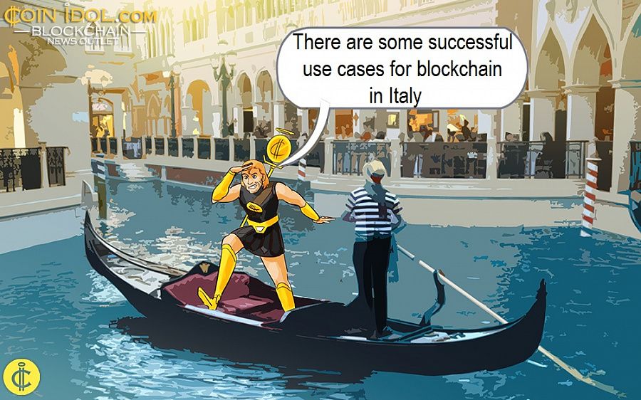 There are some successful use cases for blockchain in Italy