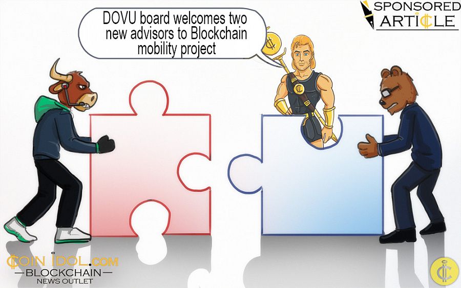 DOVU Board Welcomes Two New Advisors to Blockchain-powered Mobility Project 1509e045c1a07d97cad0d8de27d82555