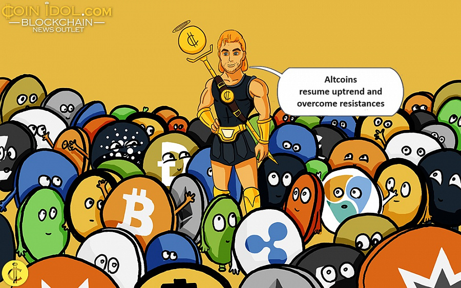 Altcoins Resume Uptrend And Overcome Resistances