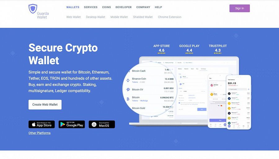 Guarda Wallet Launches New Version of the Mobile App