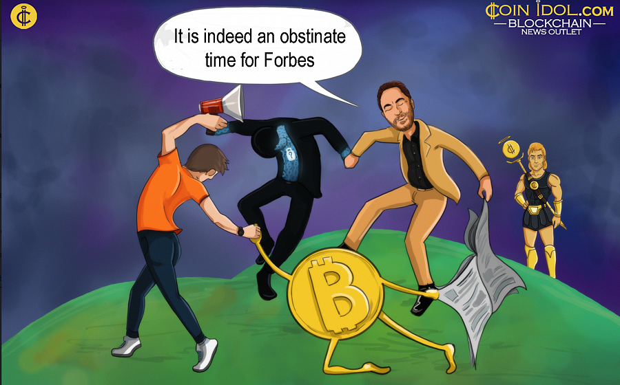 A report that was published by Forbes’ cryptocurrency editor known as Michael del Castillo on Tue Aug 27, 05:13pm showing that Paul Schulte.