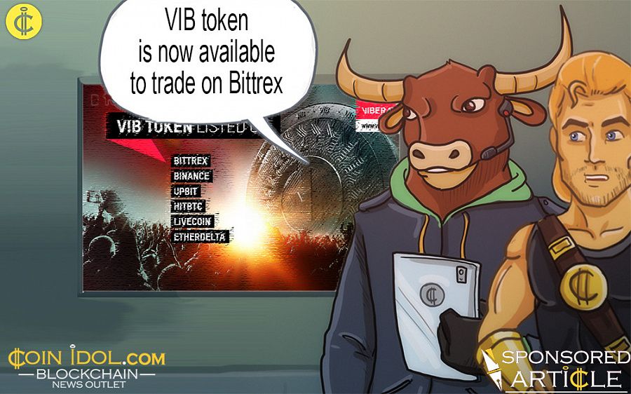 VIB Token Listed On Bittrex, Viberate Enhances Relationship With Charlie Shrem 3d06de8ca416c6a430e203890e542004