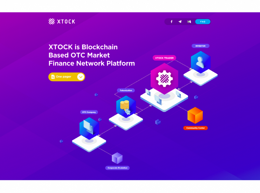 BlockchainBased OTC Trading Platform Xtock Announces Alpha Website Launch and Prepares for