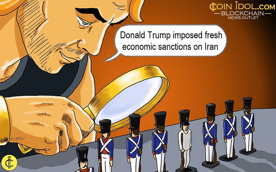 Donald Trump imposed fresh economic sanctions on Iran