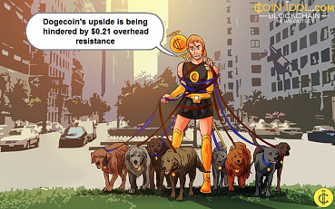 Dogecoin is in a Sideways Move as Bulls Battle Resistance at $0.21