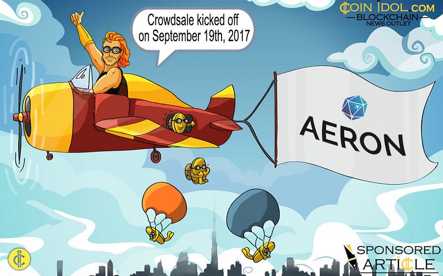 Blockchain Startup Aeron is in the middle of Crowdsale for its Decentralized Aviation Record System 5890f6c0536b0edd691c22f13469a975