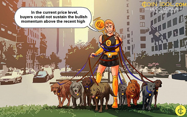 Dogecoin Makes Upward Correction to $0.44 as Selling Pressure Resumes