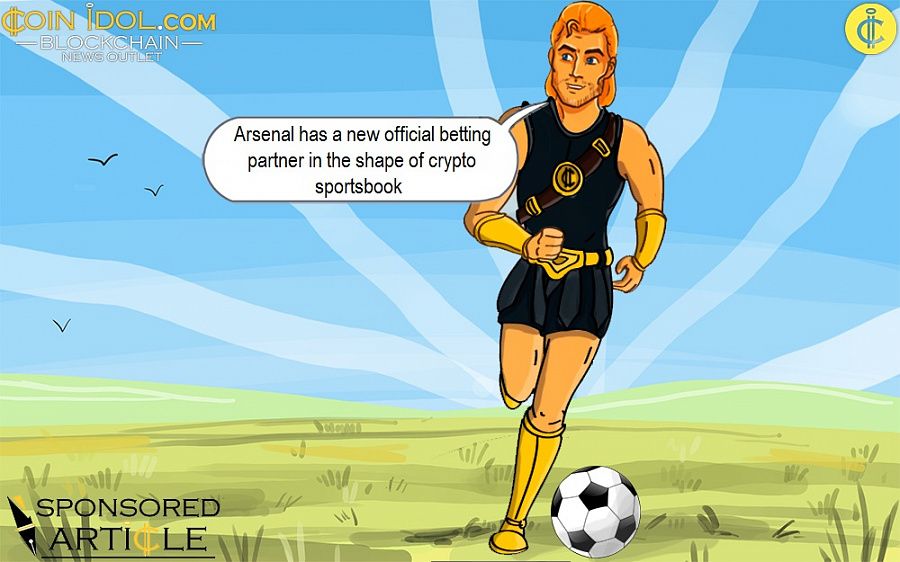 Arsenal has a new official betting partner in the shape of crypto sportsbook