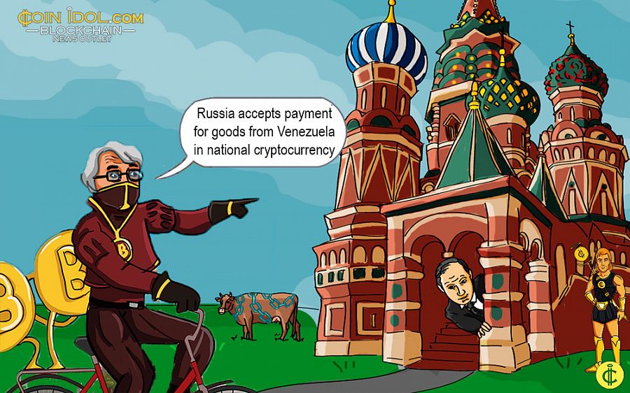 Russia Accepts Payment for Goods from Venezuela in National Cryptocurrency 74082584fbada628a548693c929accba