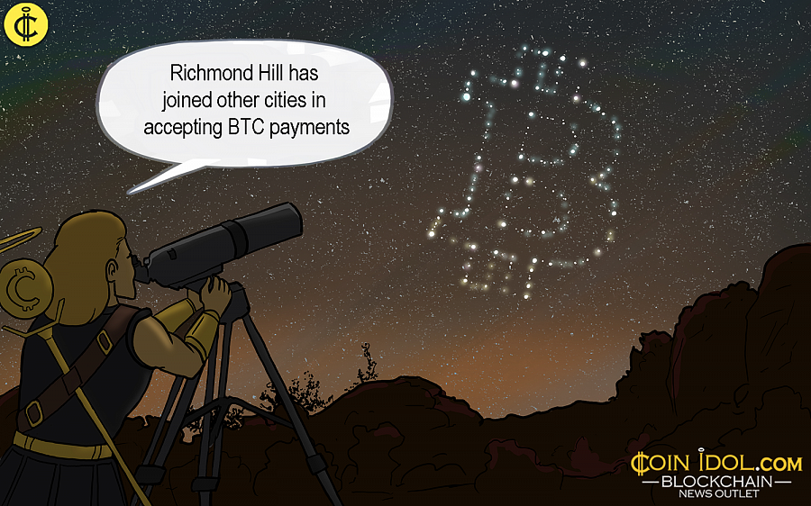 Now, all residents residing in these cities will be able to pay every kind of property taxes using cryptocurrencies especially Bitcoin, the globe’s top digital asset by market cap.
