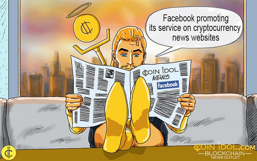 Facebook advertises on cryptocurrency magazines