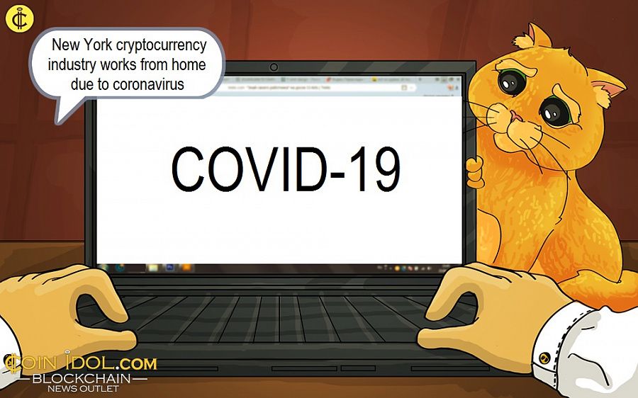 New York cryptocurrency industry works from home due to coronavirus