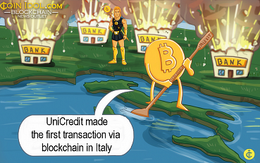 UniCredit Makes First Transaction via Blockchain in Italy