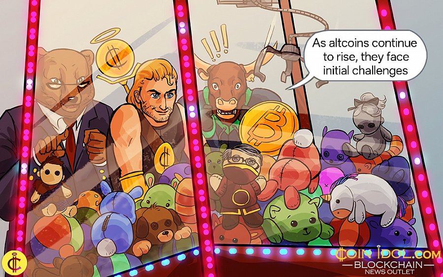 Coinidol.com Weekly Cryptocurrency Market Analysis: Altcoins Rise as Cryptos Converge in a Positive Trend Zone