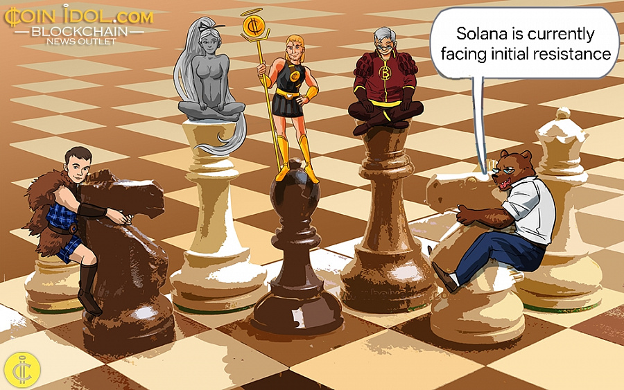 Coinidol.com: Solana Rebounds with a Peak of $138