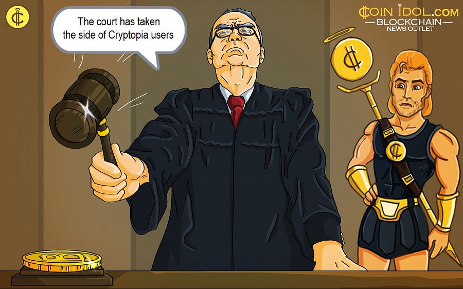 The court has taken the side of Cryptopia users