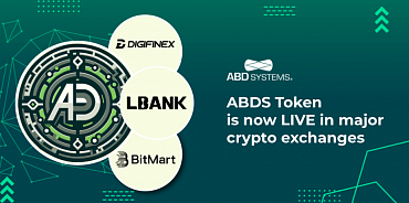 ABDS Token Now Live for Trading on 3 Major Crypto Exchanges
