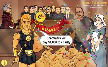The Voting Results of CoinIdol’s Public Trial: Scammers will Pay $1,000 to Charity