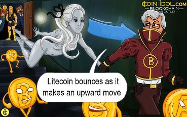 Litecoin Turns Down at $62 Overhead Resistance